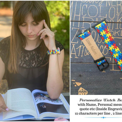 Autism Awareness Apple Watch Band | Fits All Apple Watch Models