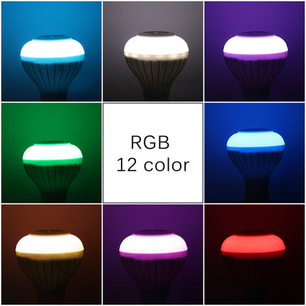 3W E27 EU Plug Auto Rotating LED Stage Light Bulb
