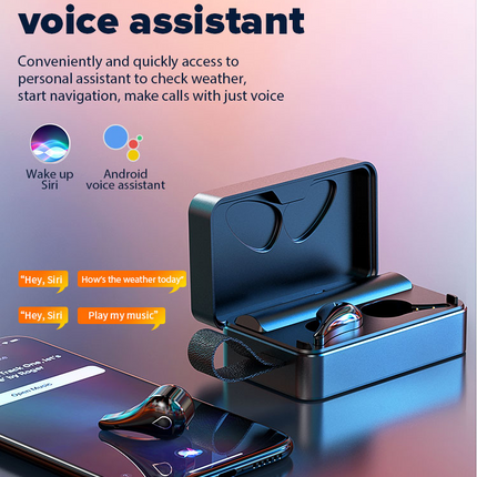 Hifi Stereo TWS Wireless Bluetooth V5.0 Earphones
