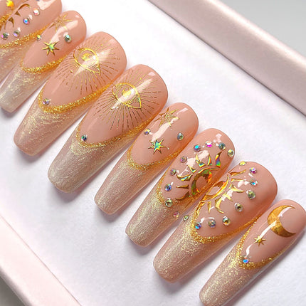 “Fortune” Press On Nails Set