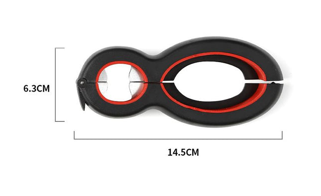 6 in 1 Multi Function Opener Jar Bottle Can beer Opener