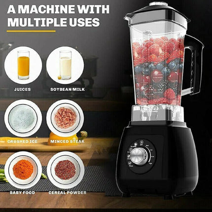 2L Countertop Blender 2000W Fruit Smoothie Blender