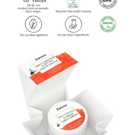 Retinol Moisturizing Night Face Cream Anti Wrinkle Lifting Night Cream