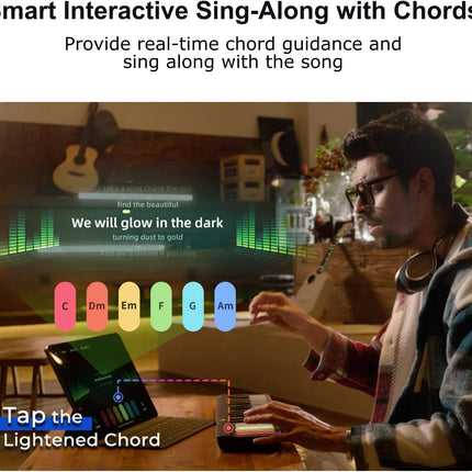 Smart Piano Keyboard with MIDI Controller