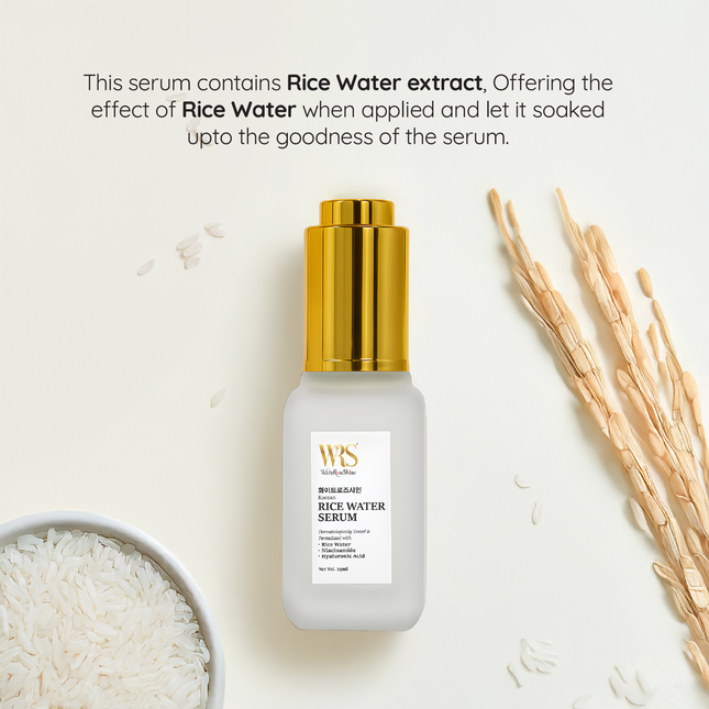 Whiteroseshine Korean Rice Water Serum for Dull and Uneven Skin