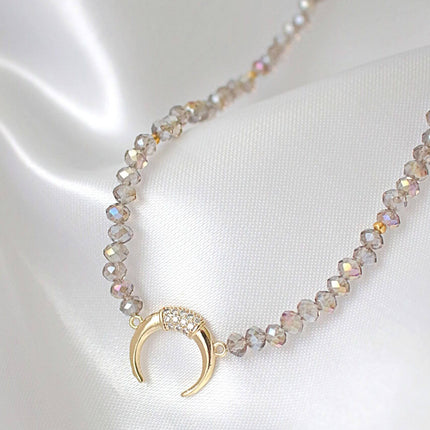 18 Karats Chrome Austrian Crystals Choke