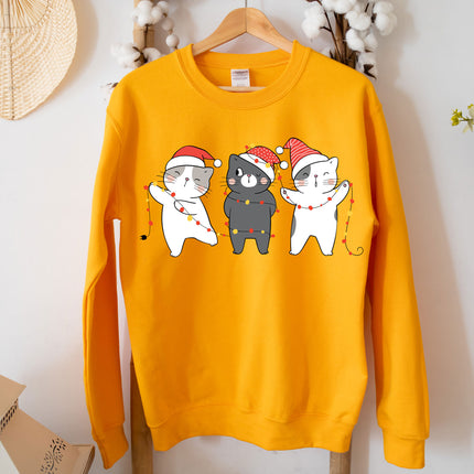 Cute Cats Christmas Sweatshirt