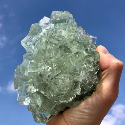 Natural Raw Green Fluorite Natural Crystal 5 lb