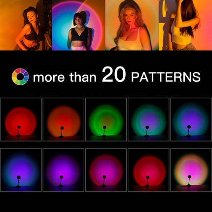 Sunset Projection Lamp Sunset Lamp Rainbow Lamp