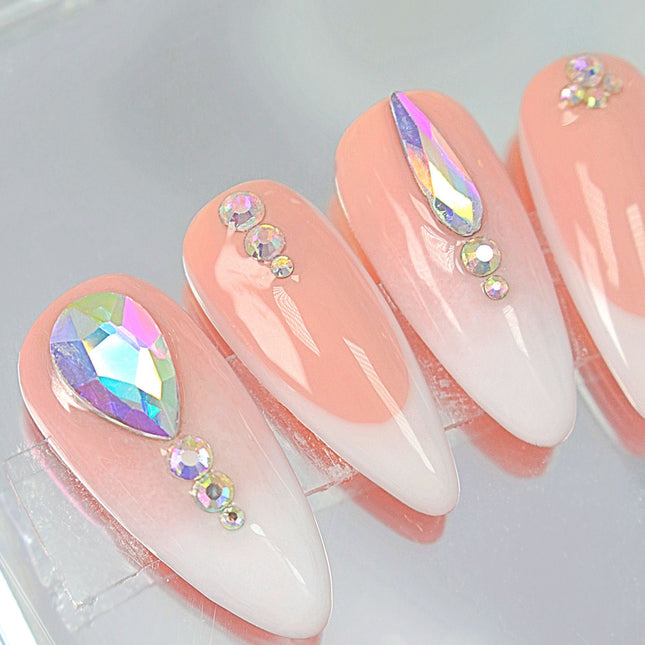 “Glammy French” Press On Nails Set