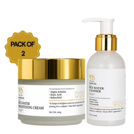 WhiteRoseShine Brightening Cream + Cleanser Duo