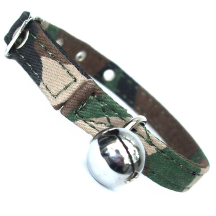 Army Canvas Cat Collar