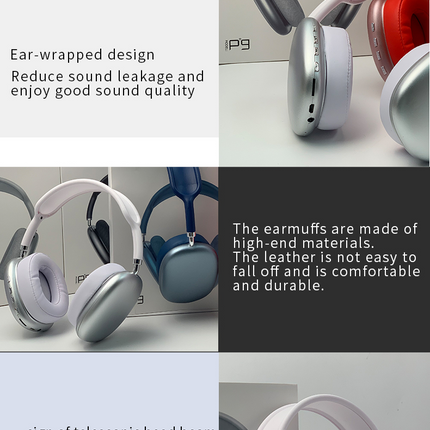 2021 New Wireless Headset HIFI Stereo Bluetooth Headphones
