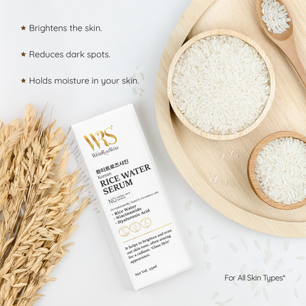 Whiteroseshine Korean Rice Water Serum for Dull Skin (Pack of 2)