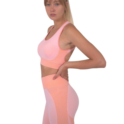 Trois Seamless Sports Bra - Pink