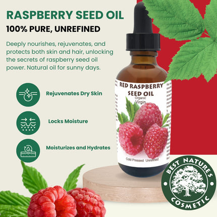 Red Raspberry Seed  Oil (Organic, cold pressed, unrefined)