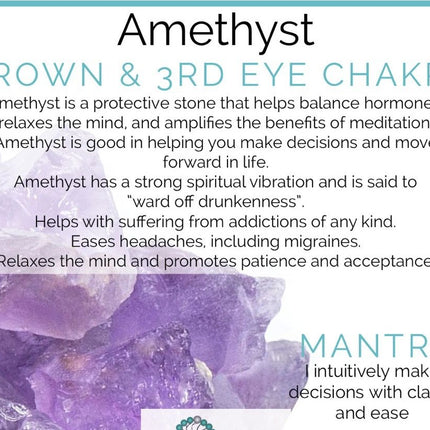 Rose Quartz & Amethyst Stretch Bracelet! Natural Crystals!