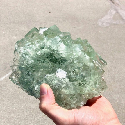 Natural Raw Green Fluorite Natural Crystal 5 lb