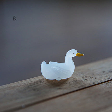 Call Duck Glass Ornament