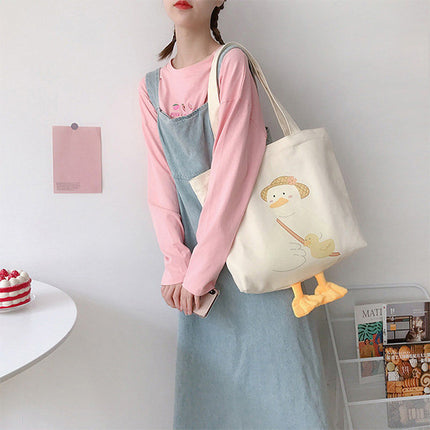 Fun Duck Canvas Bag