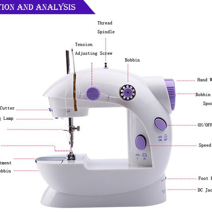 Electric Protable Small Mini Sewing Machine