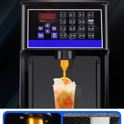 Automatic Sugar Syrup Dispenser 16 Grid Fructose Quantitative Machine