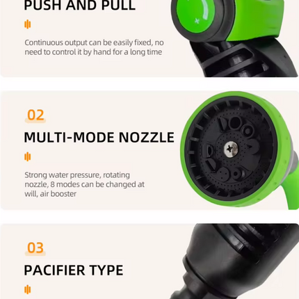 360 Degree Angle Adjustable Water Wand Flexible Spray Wand