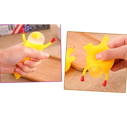 Anti-Stress Egg-Laying Chicken Keychain