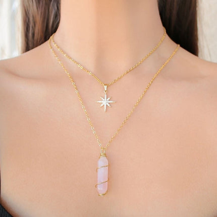 24 Karat Polaris Star Necklace