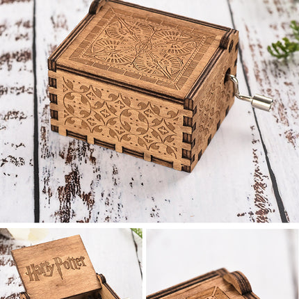 Harry Potter Music Box Kids Christmas Gift Wooden