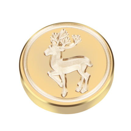 Retro Christmas Elk Wax Seal Brass Stamp Head