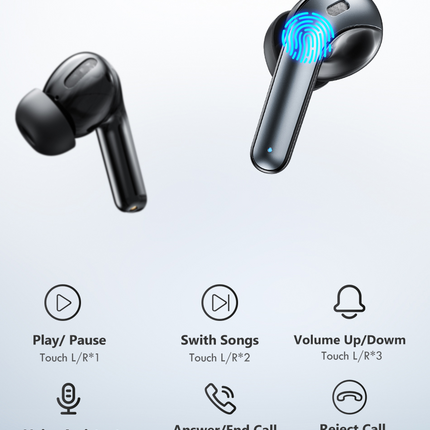 LED TWS Earbuds Bluetooth 5.0 Earphones for Huawei Iphone