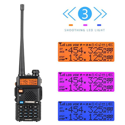 BAOFENG 1.5" LCD 136~174MHz / 400~520MHz Dual Band Walkie Talkie