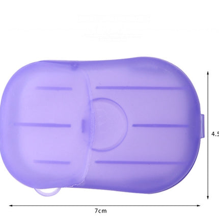 20pcs Random Disinfecting Soap Paper Foaming Soap