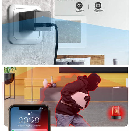WIFI Mini USB Charger Camera HD 1080P