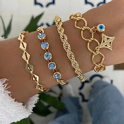 Beaded Bracelet Set Layered Stackable Boho Bracelet Fashion Jewelry