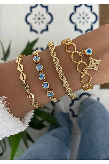 Beaded Bracelet Set Layered Stackable Boho Bracelet Fashion Jewelry