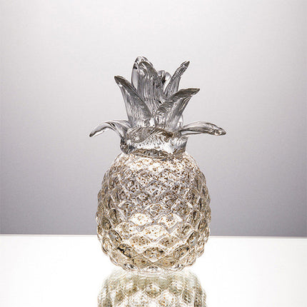 Glass Pineapple Decor