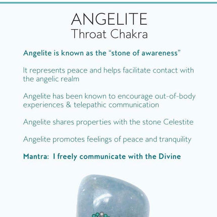 Angelite Celestite & Crystal Quartz Bracelet! Genuine Gemstones!