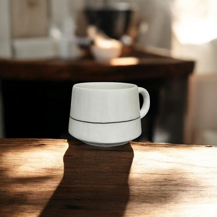 Handmade Ceramic Heart Mug for Valentine’s Day Gift