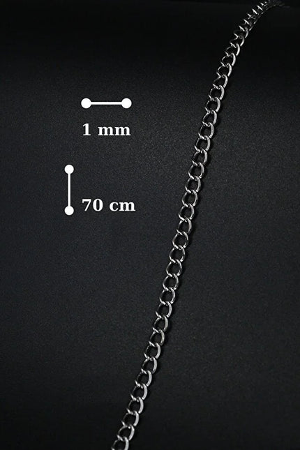 3 Piece Pirate Sword Anchor Skull Pendant Necklace Set Men