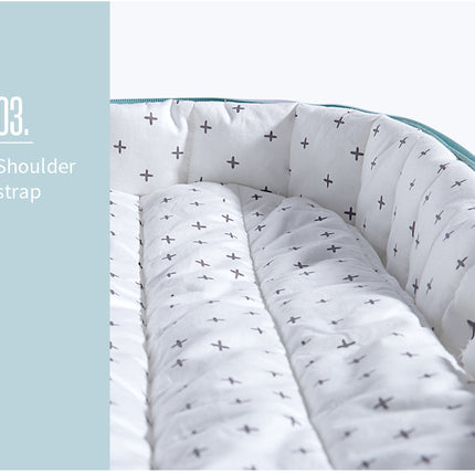 Baby Portable Bed Bag Foldable Newborn Travel Crib Carry-on Nest Bed