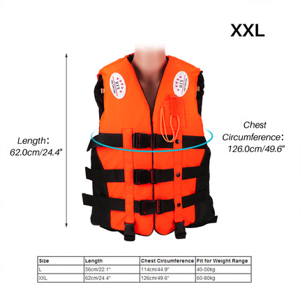 Life Jacket Buoyancy Aid Life Vest with Whistle