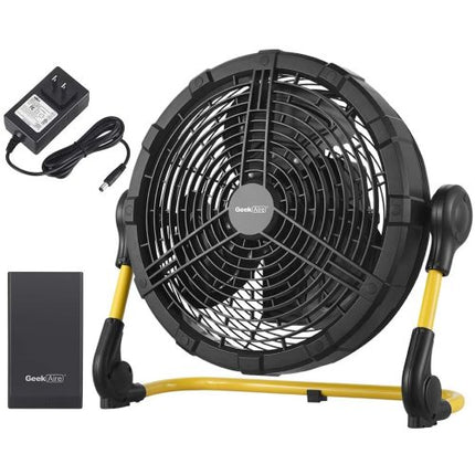 12" Rechargeable Outdoor High Velocity Fan with detachable power bank