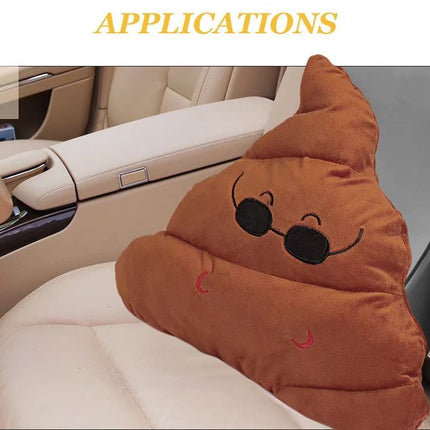 Poop Expression Plush Pillow