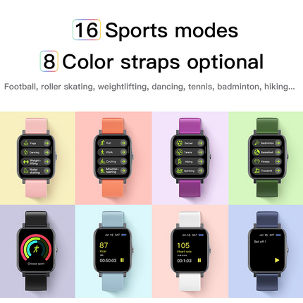 High Quality Waterproof Full Touch Screen Sport Bluetooth SmartWatch