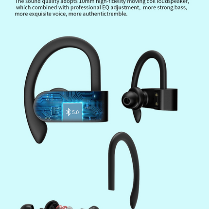 True wireless earbuds sport bluetooth 5.0 wireless earphone