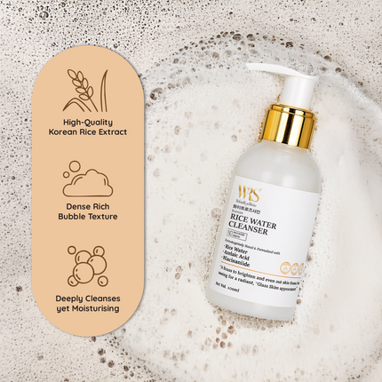 Whiteroseshine Korean Rice Water Face Cleanser (Pack of 2)