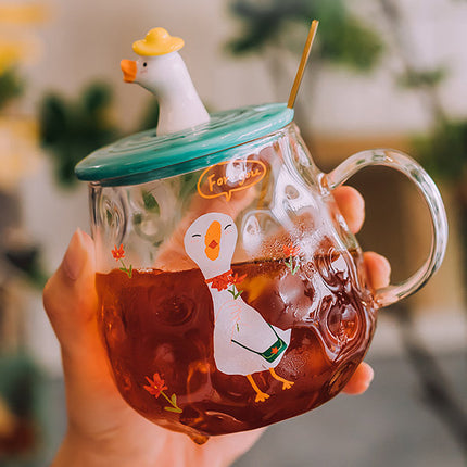 Duckling Glass Cup