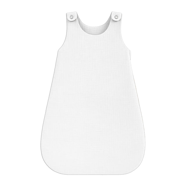 Organic Cotton Summer Sleeping Bag - White